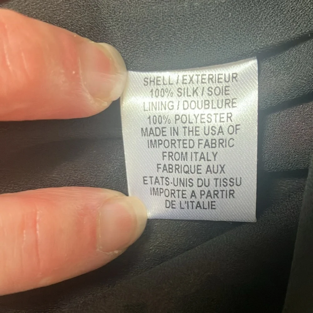 Milly of New York midi fit and flat silk printed dress, size 6 - Picture 8 of 11